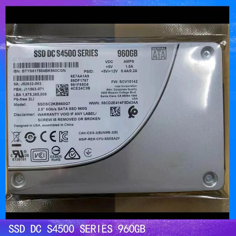  SATA 3.0 ָ Ʈ ̺, SSD DC S4500 ø 960GB, 6 Gb/S, 2.5 ġ, 960G, 4.8W, 1.0W